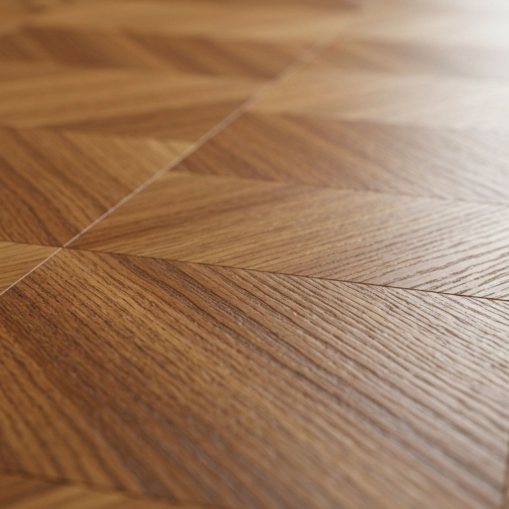 Professionell gepflegter Eichenparkett-Boden mit natürlicher Holzmaserung in Schweizer Wohnraum